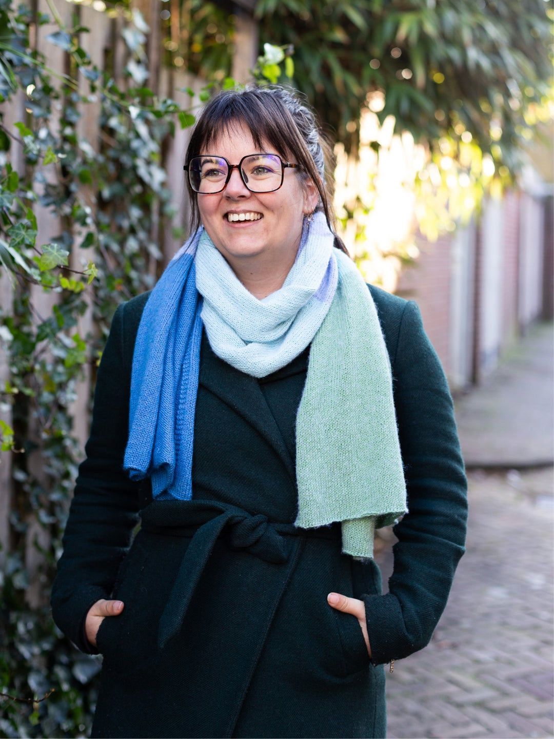 Breipakket Ecopuno Colorblock sjaal