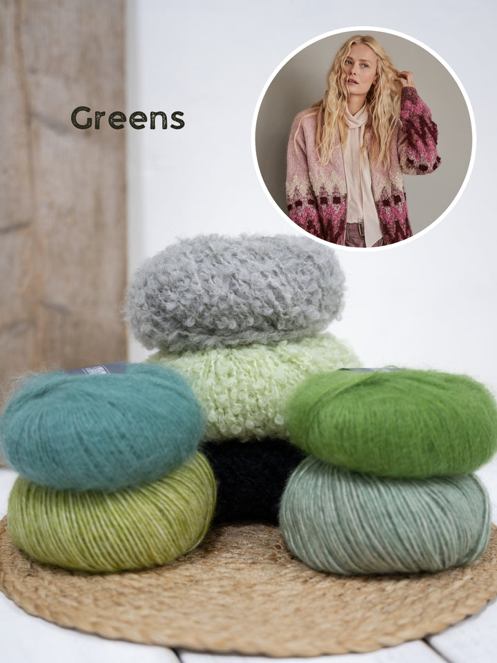 Breipakket Natural Alpaca Pelo Orsetto Silkhair vest