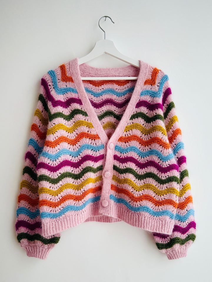 Breipakket Jean Cardigan - Engels- & Duitstalig - Kolibri by Johanna