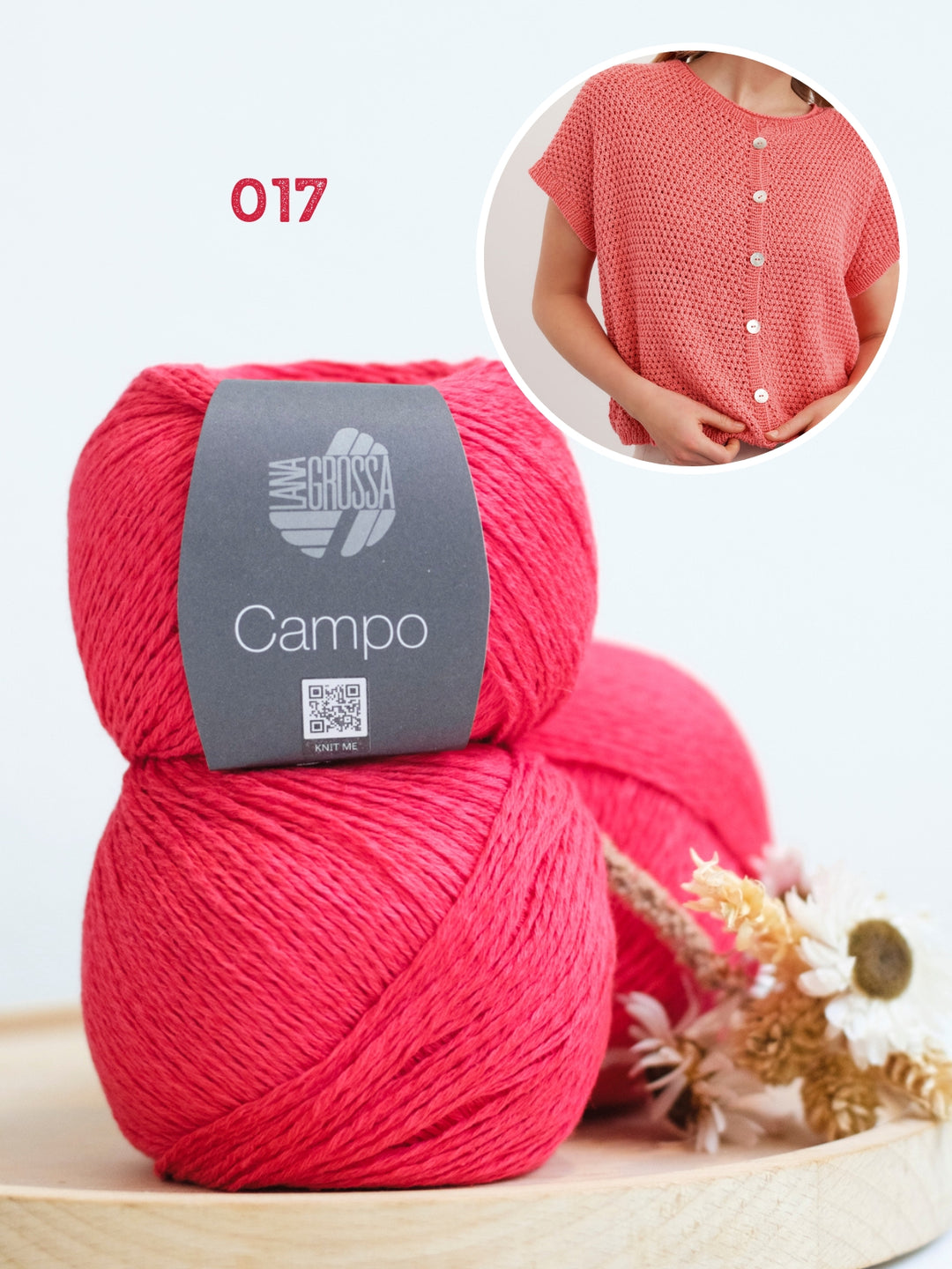 Breipakket Campo vestje in gaatjespatroon