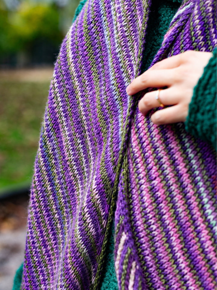 Tunisch haakpakket Lavender Scarf - Studio Hook & Yarn