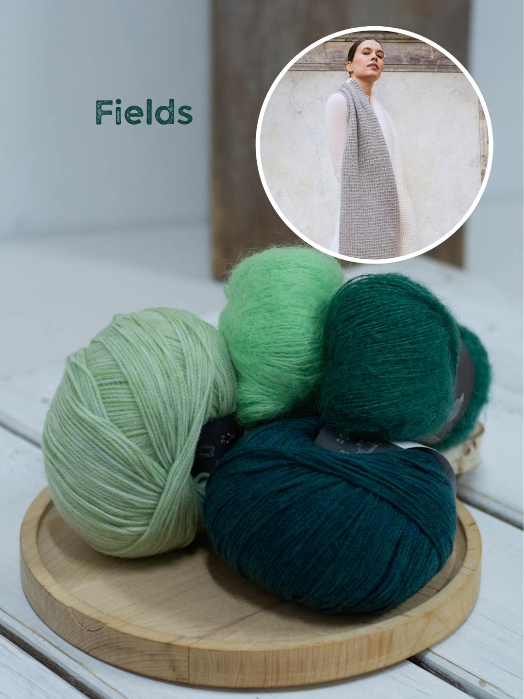 Breipakket Cashmere 16 Fine Setasuri colorblock sjaal