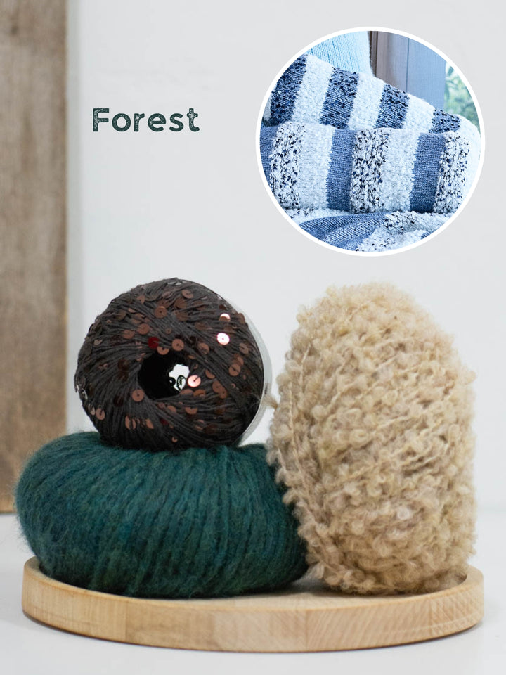 Breipakket Orsetto Brigitte no. 2 Cosmo rolkussen