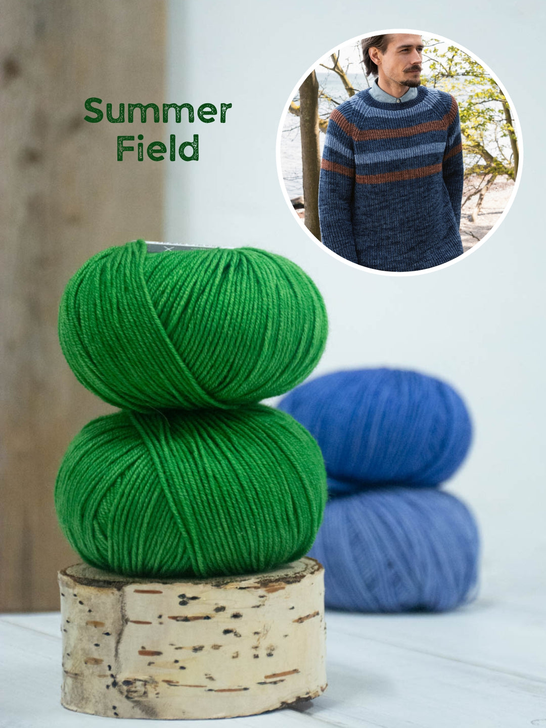 Breipakket Cool Wool Vintage strepentrui voor hem