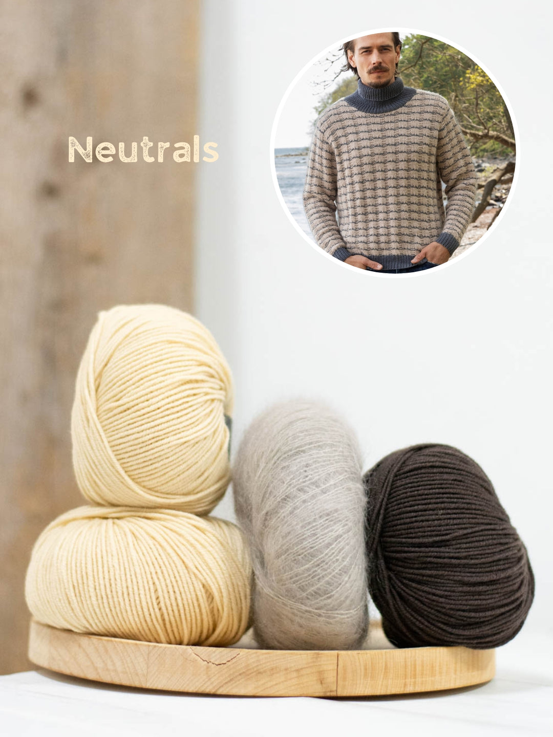 Breipakket Cool Wool Silkhair trui voor hem