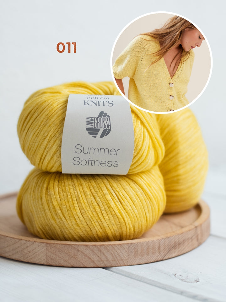 Breipakket Summer Softness raglanvest met korte mouwen