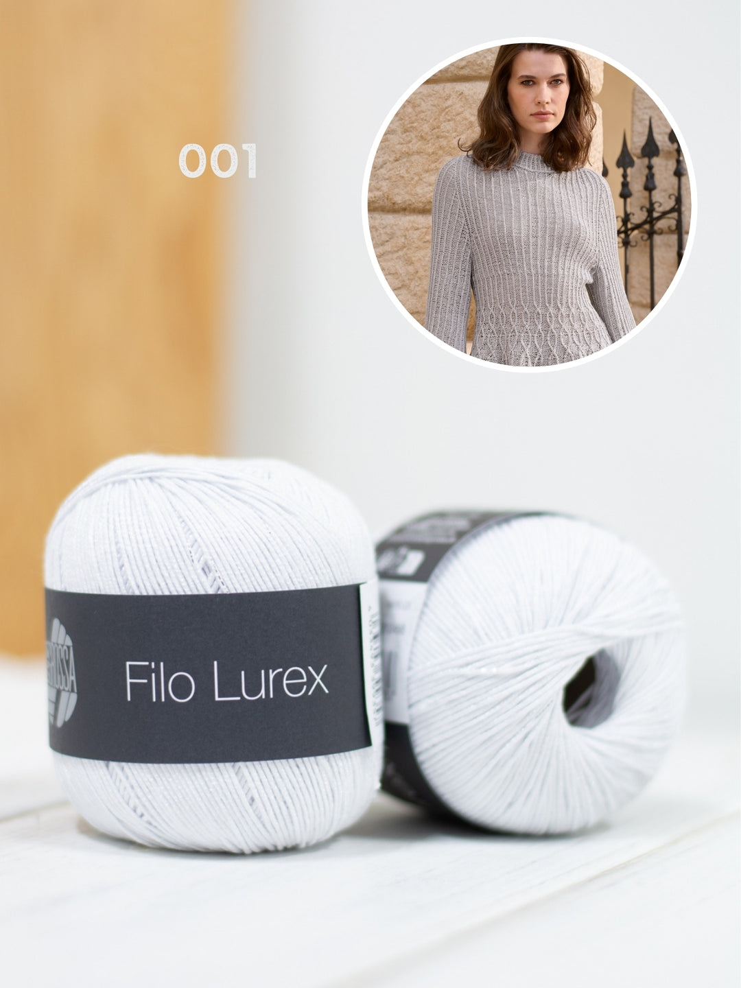 Breipakket Filo Lurex getailleerde trui