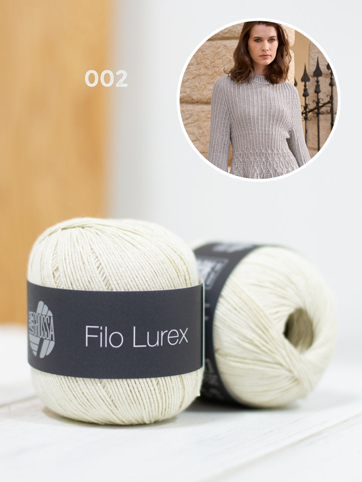 Breipakket Filo Lurex getailleerde trui