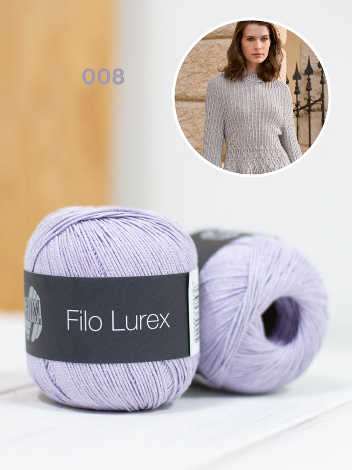 Breipakket Filo Lurex getailleerde trui