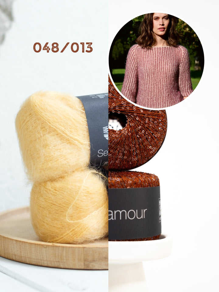 Breipakket Setasuri Glamour brioche trui