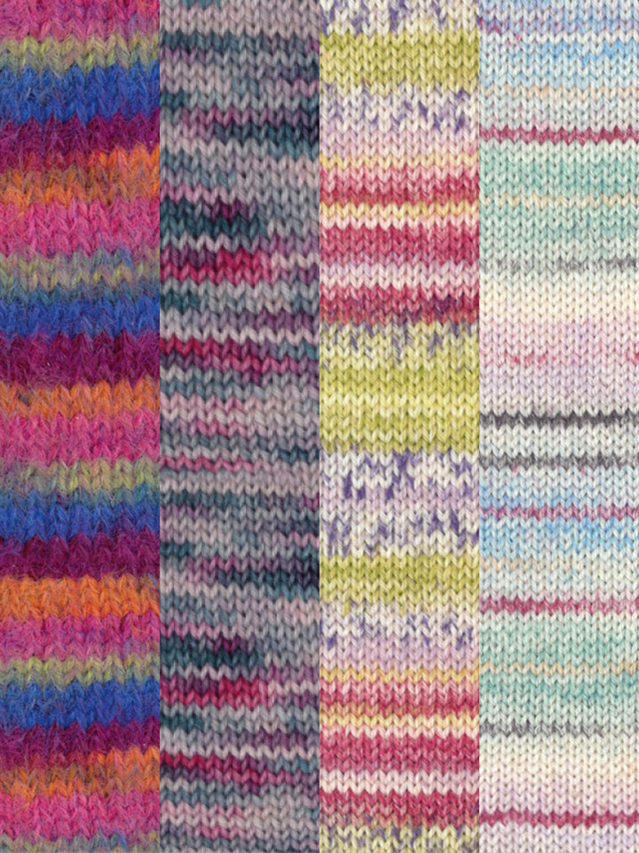 Sokkenwolproeverij strepensokken