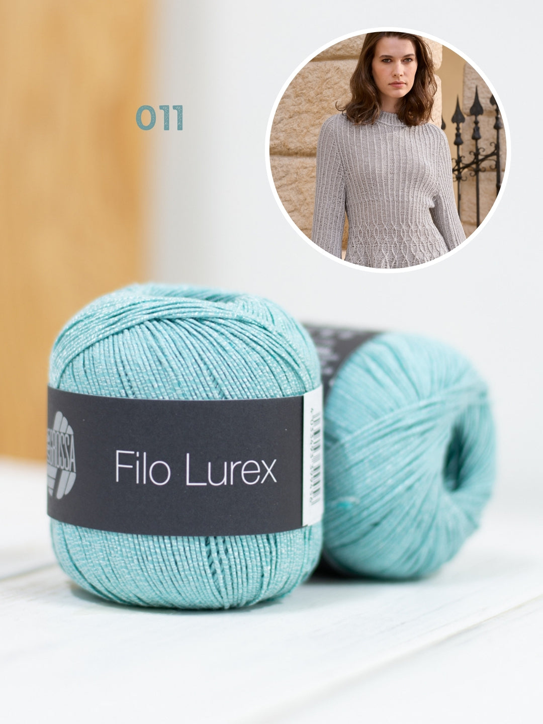 Breipakket Filo Lurex getailleerde trui