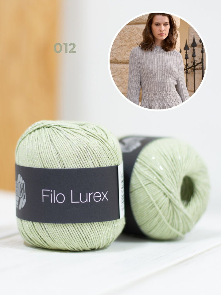 Breipakket Filo Lurex getailleerde trui