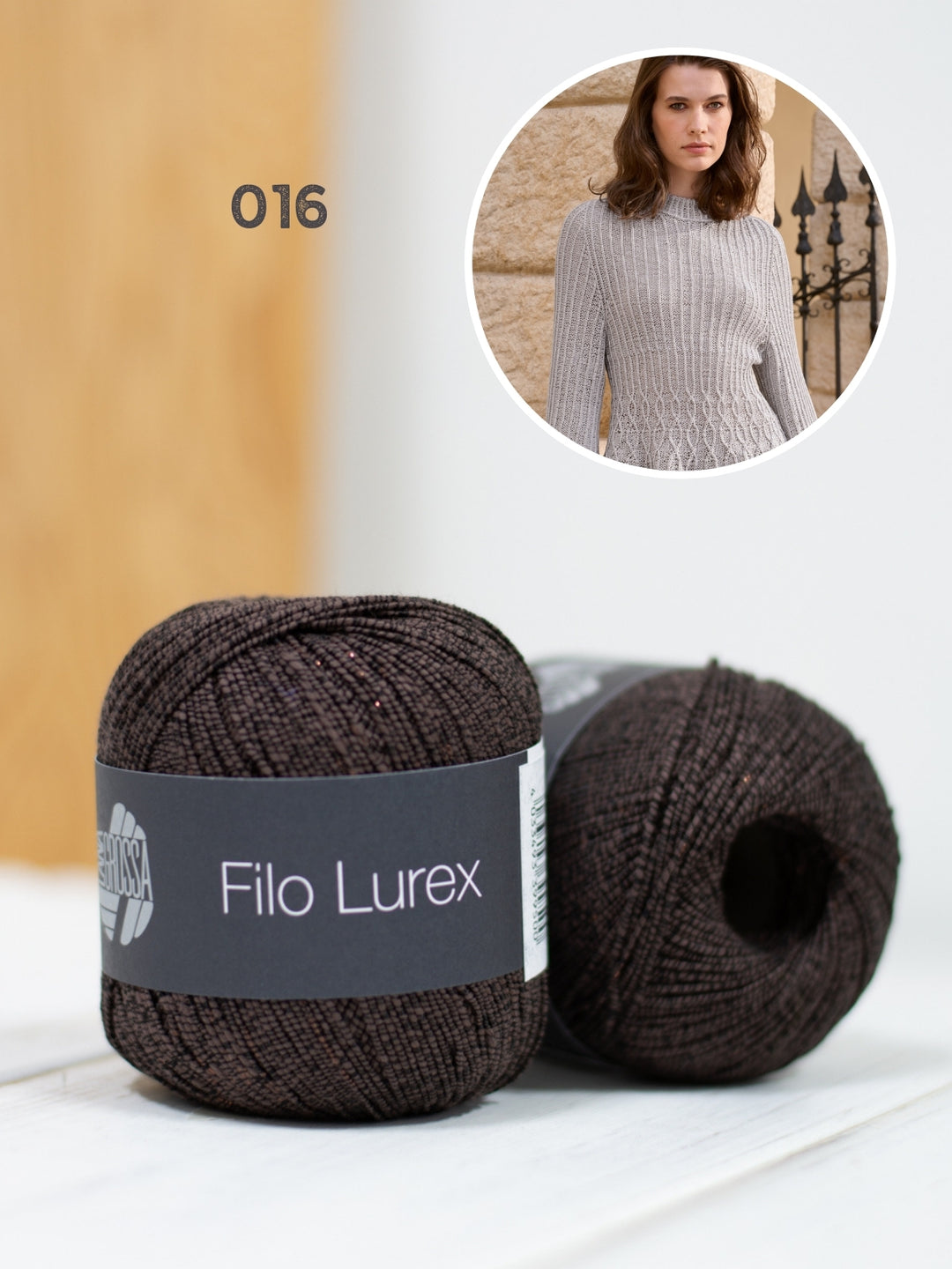 Breipakket Filo Lurex getailleerde trui