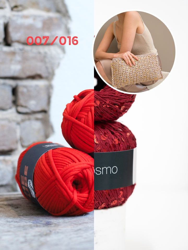 Haakpakket The Tube Cosmo clutch