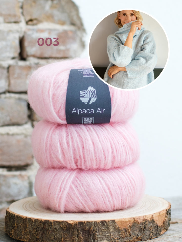 Breipakket Alpaca Air top-down raglantrui