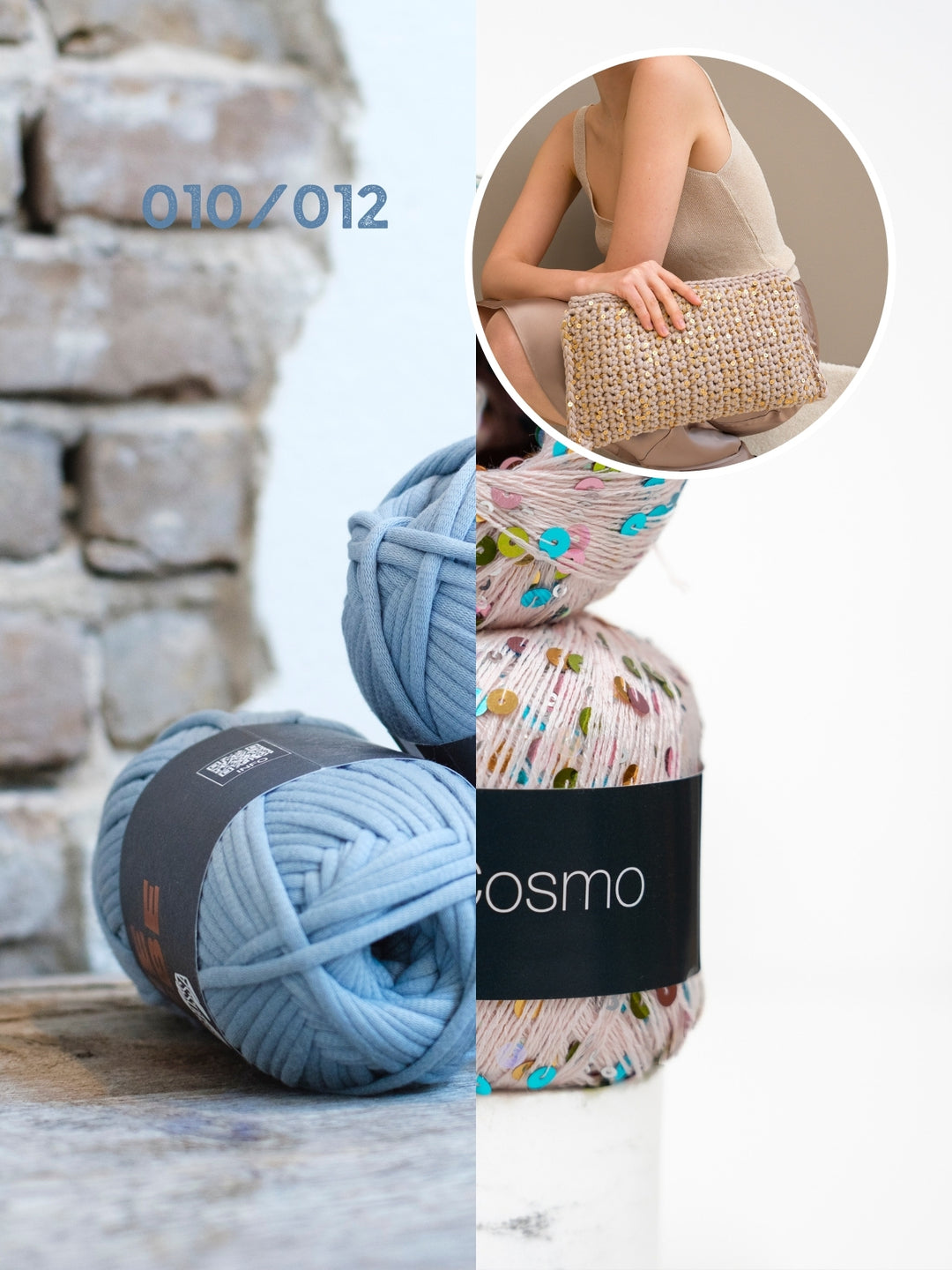Haakpakket The Tube Cosmo clutch