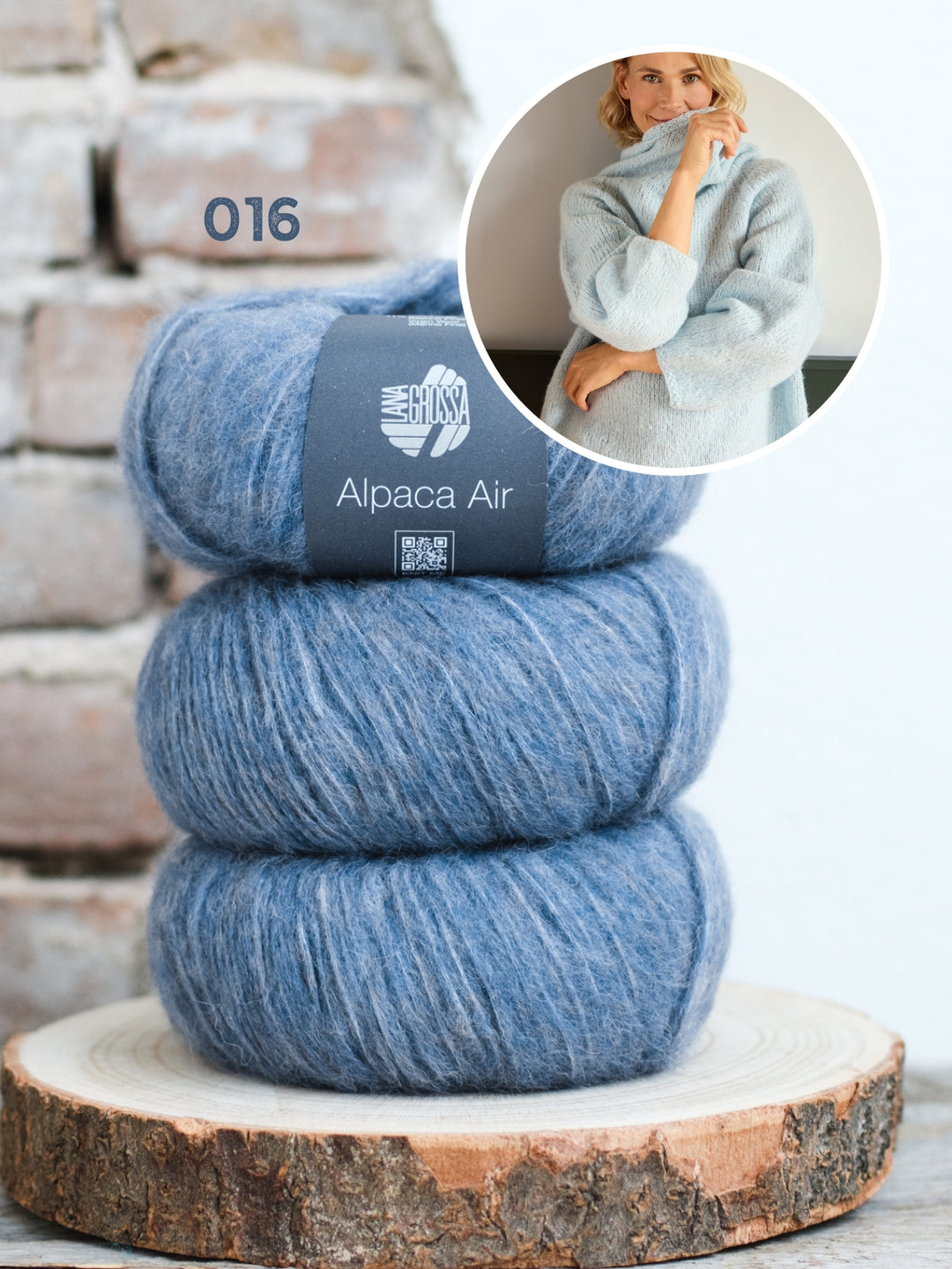 Breipakket Alpaca Air top-down raglantrui