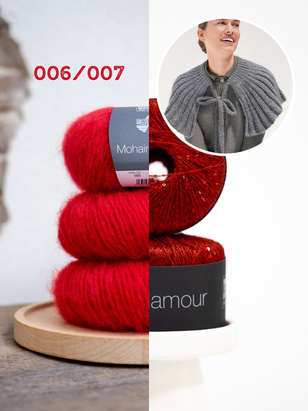 Breipakket Mohair Di Gio Glamour cape