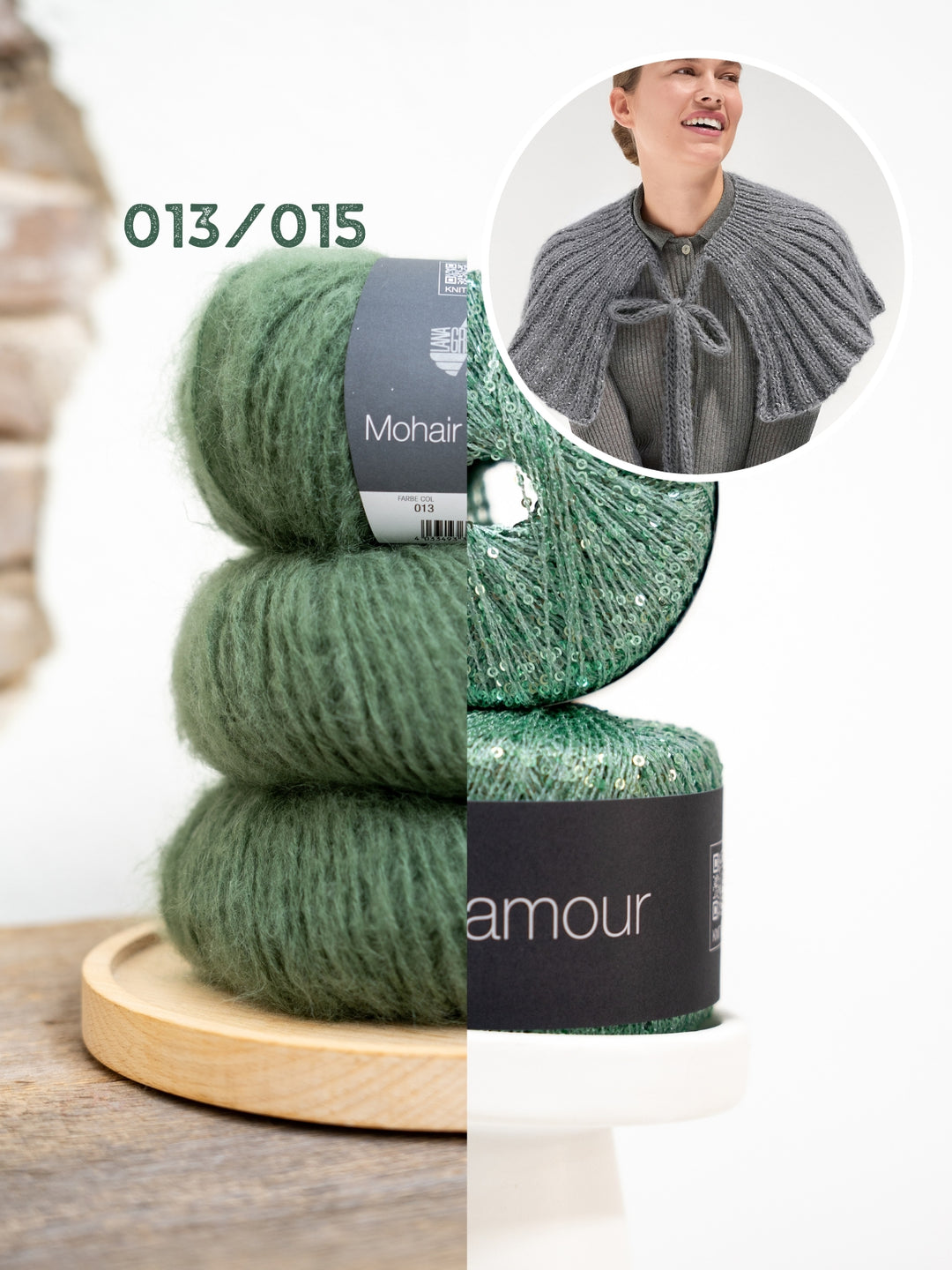 Breipakket Mohair Di Gio Glamour cape