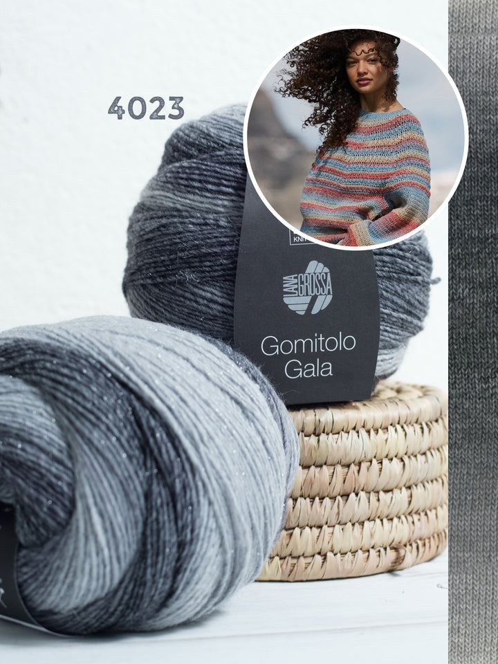 Haakpakket Gomitolo Gala top-down trui