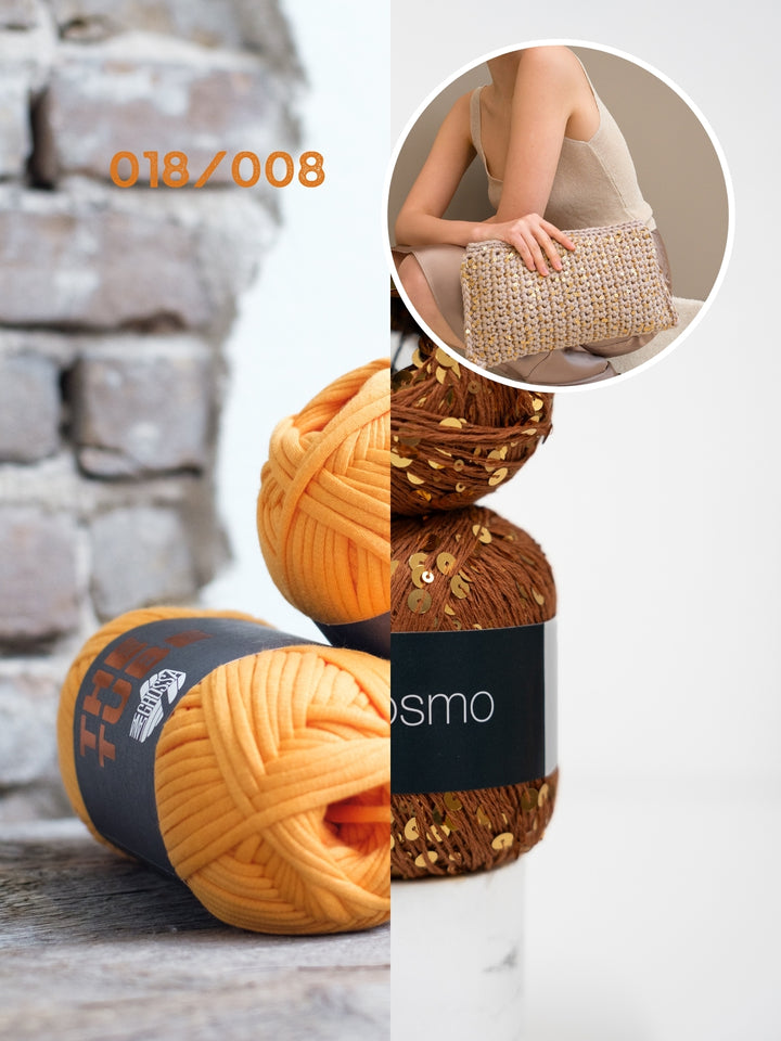 Haakpakket The Tube Cosmo clutch