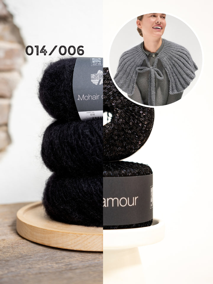 Breipakket Mohair Di Gio Glamour cape