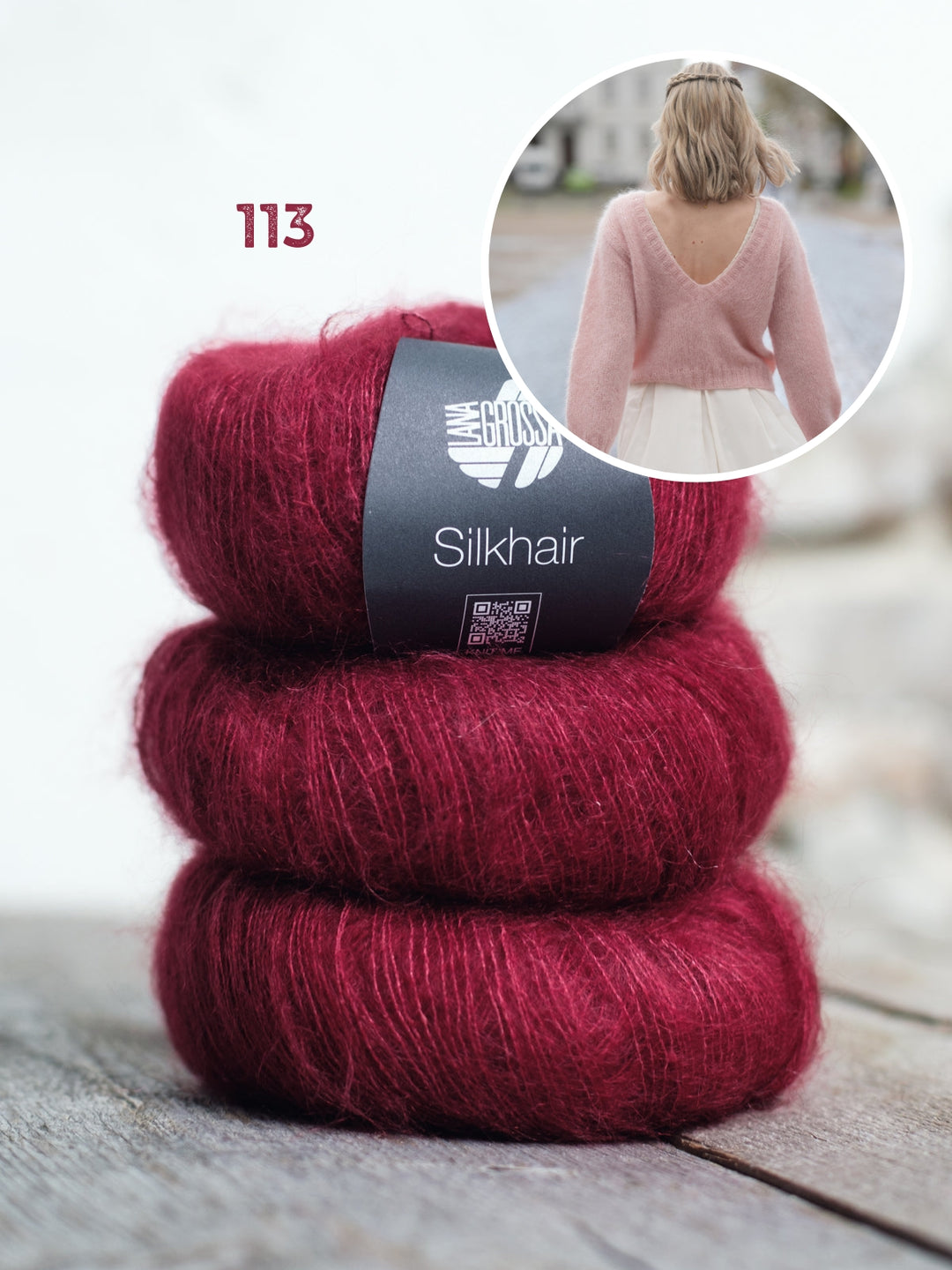 Breipakket Caspar V Neck Sweater - Kolibri by Johanna