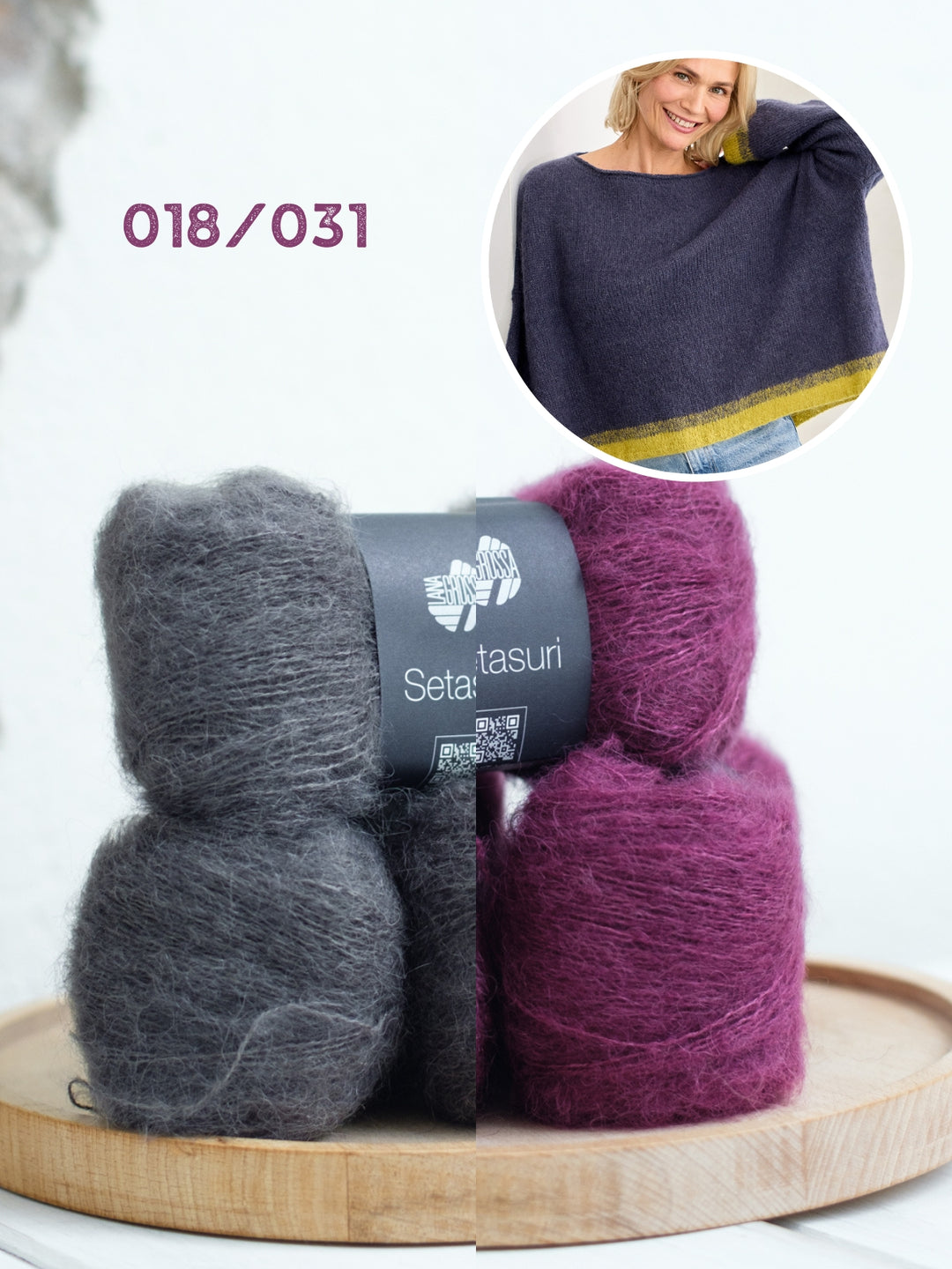 Breipakket Setasuri colorblock trui