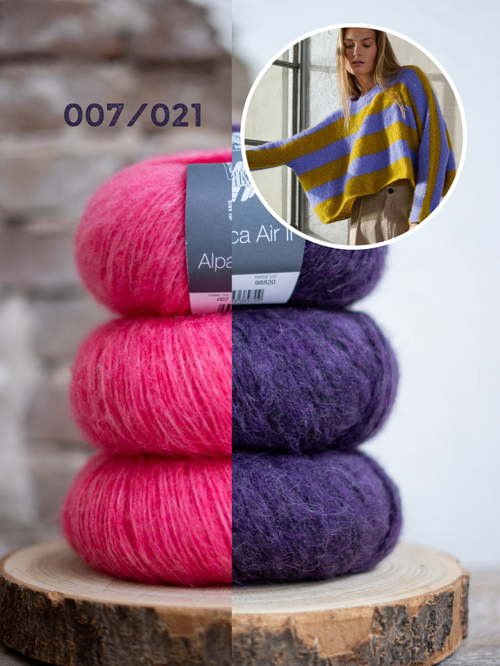 Breipakket Alpaca Air II korte strepentrui