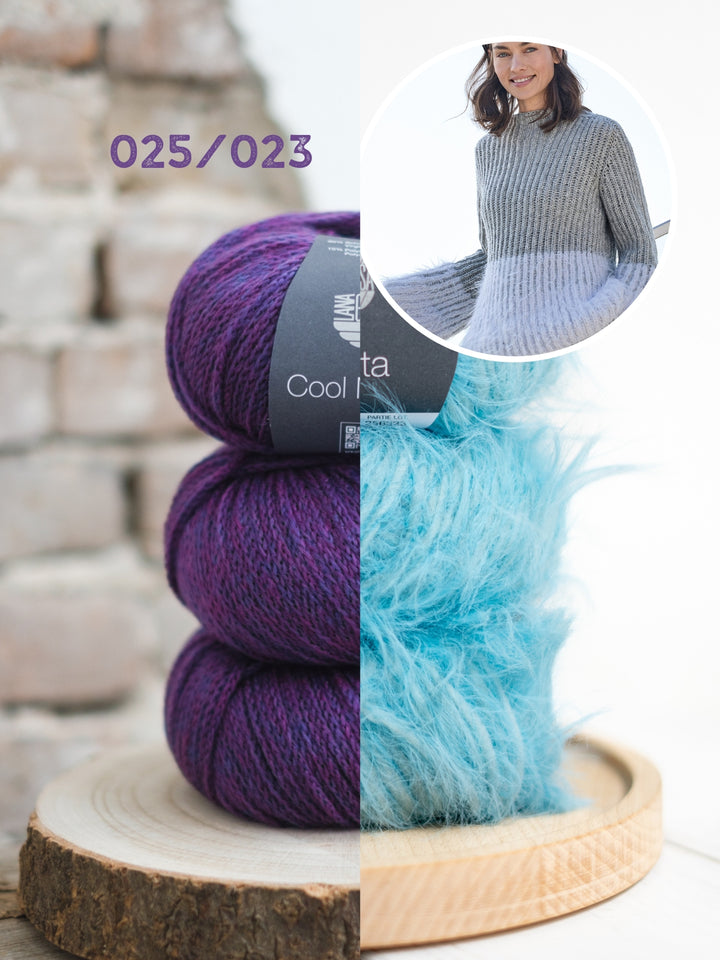 Breipakket Basta Cool Merino trui in patentsteek