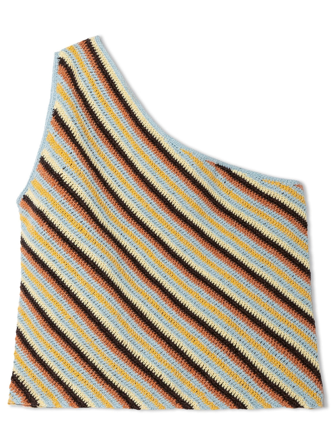 Haakpakket Filo Lurex asymmetrische strepentop