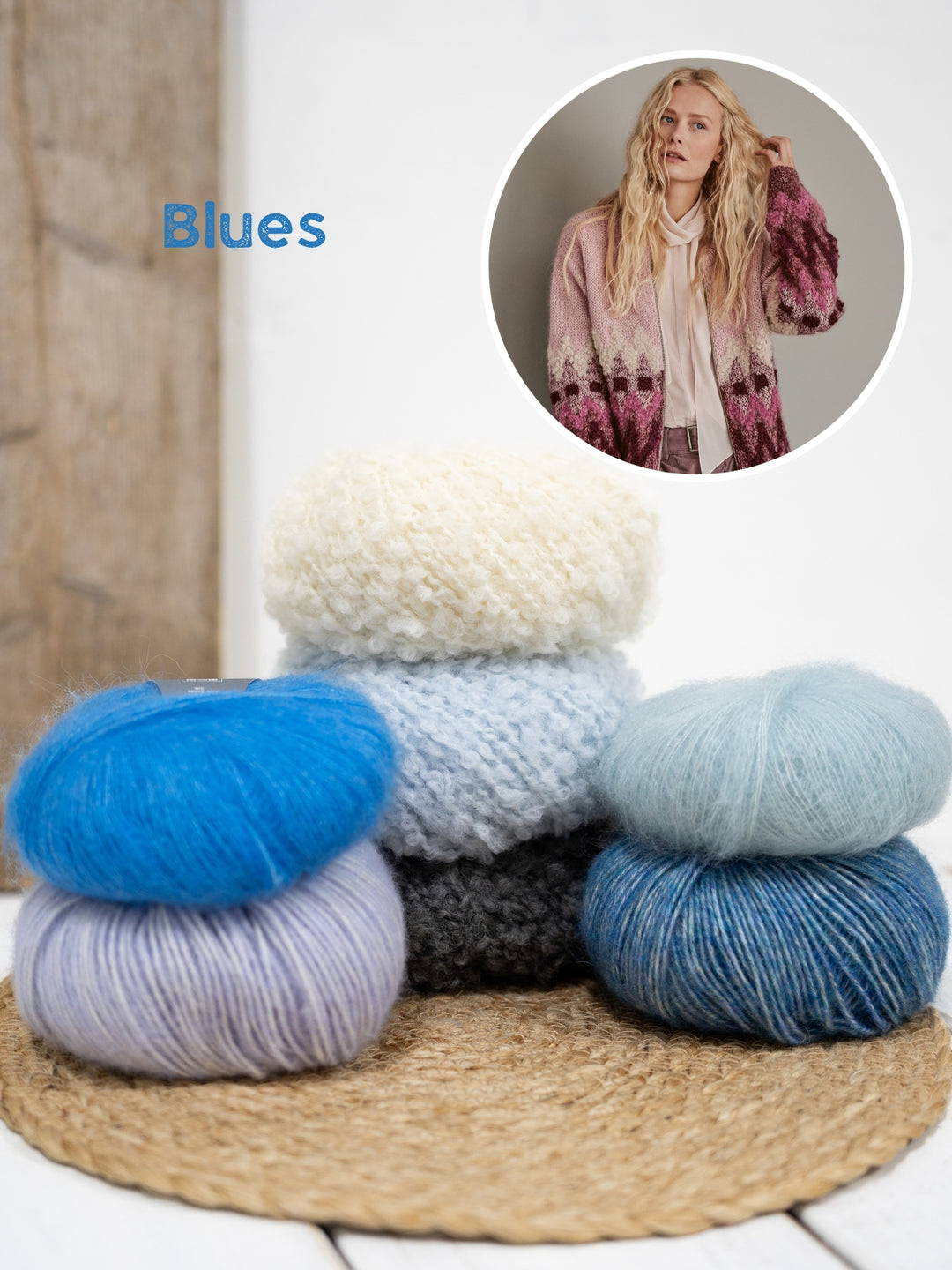 Breipakket Natural Alpaca Pelo Orsetto Silkhair vest