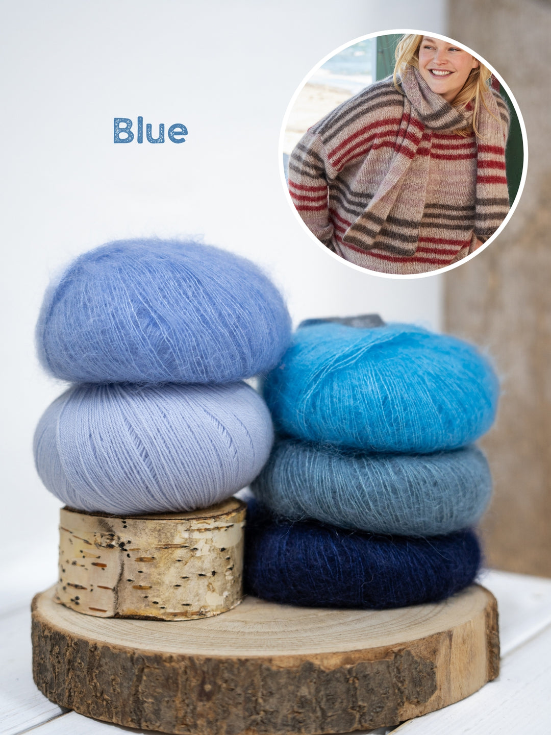 Breipakket Cool Wool Lace Silkhair strepentrui