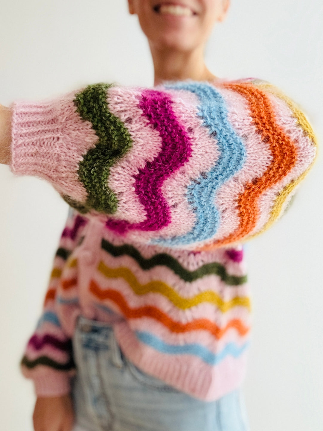 Breipakket Jean Cardigan - Engels- & Duitstalig - Kolibri by Johanna