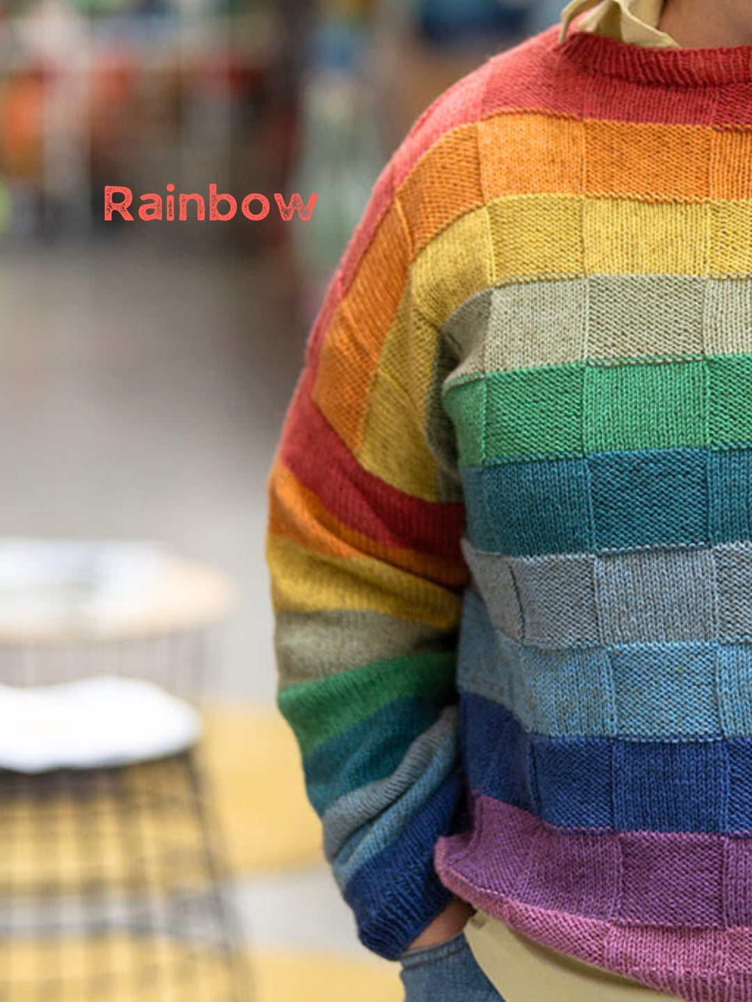 Breipakket Diversa cardigan in schaakbordpatroon