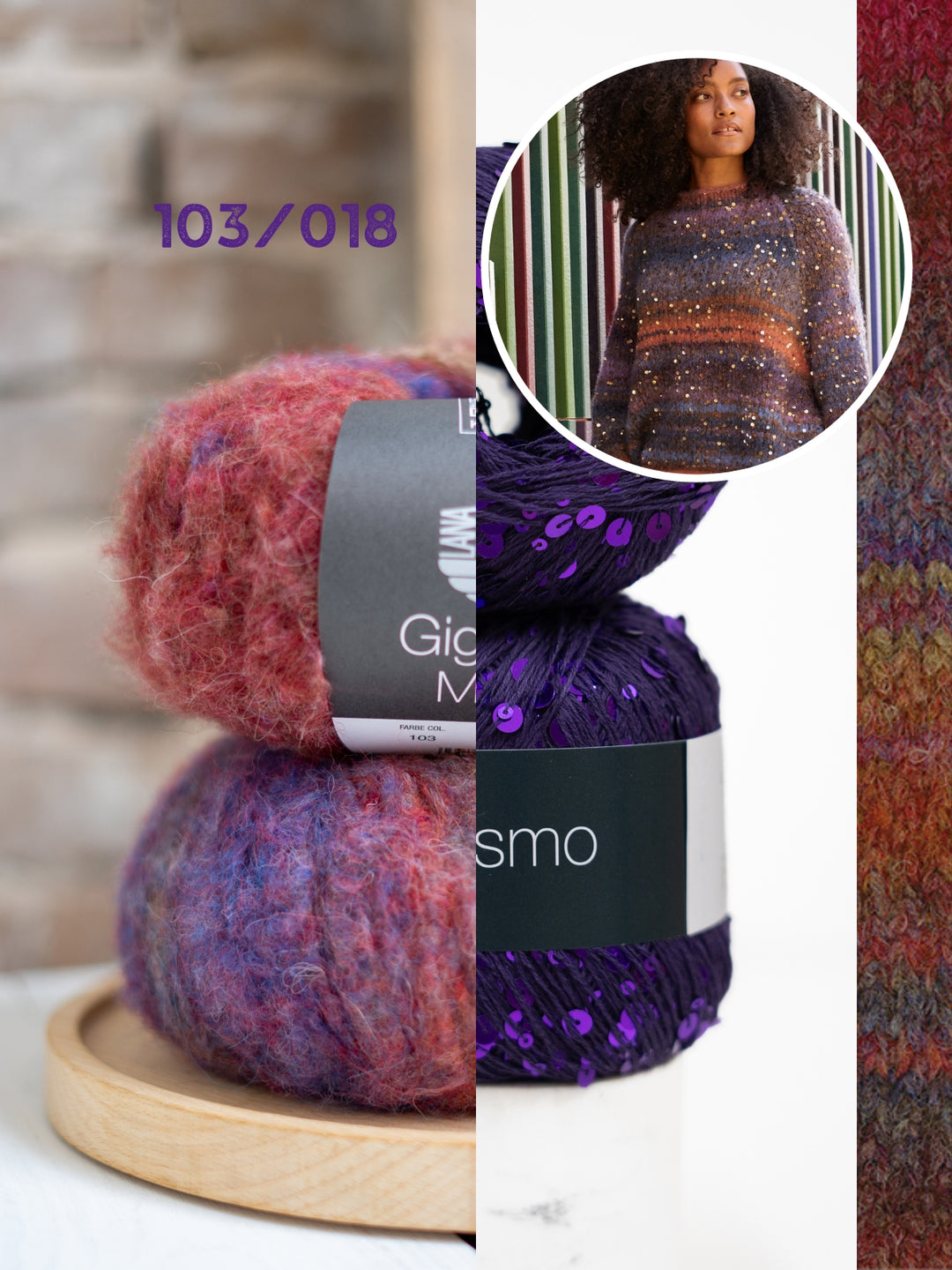 Breipakket Gigante Multi Cosmo oversized trui