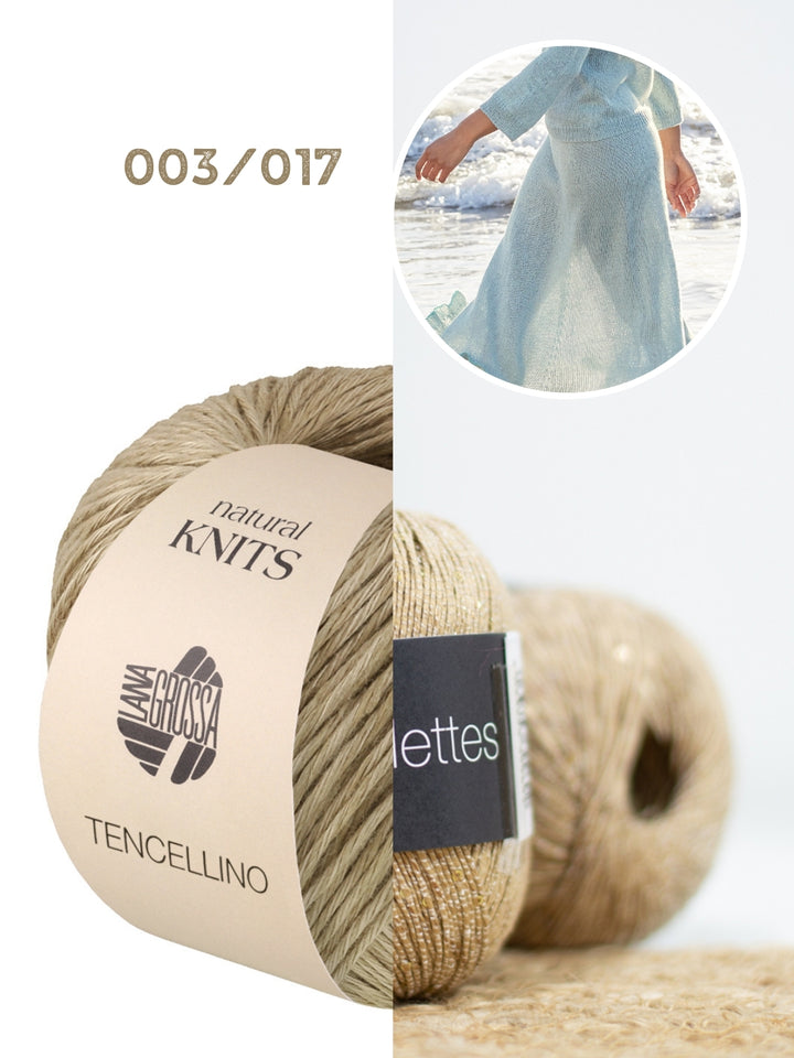 Breipakket Tencellino Filo Paillettes rok