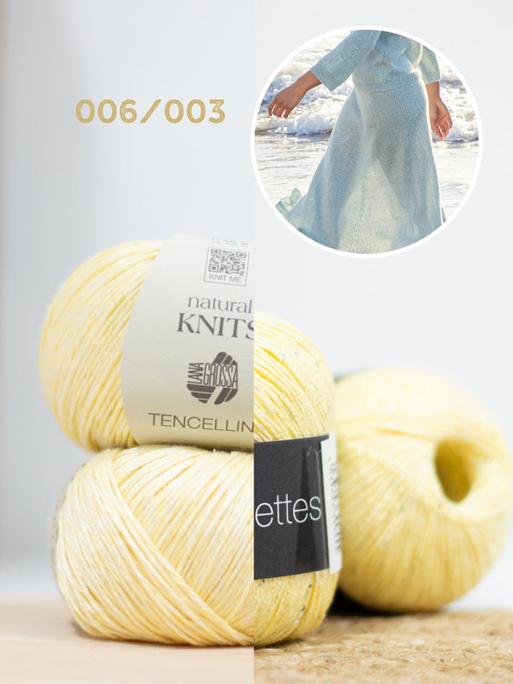 Breipakket Tencellino Filo Paillettes rok