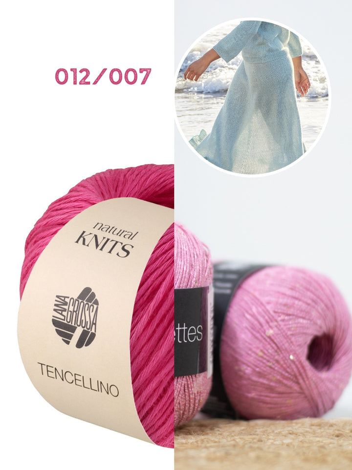 Breipakket Tencellino Filo Paillettes rok