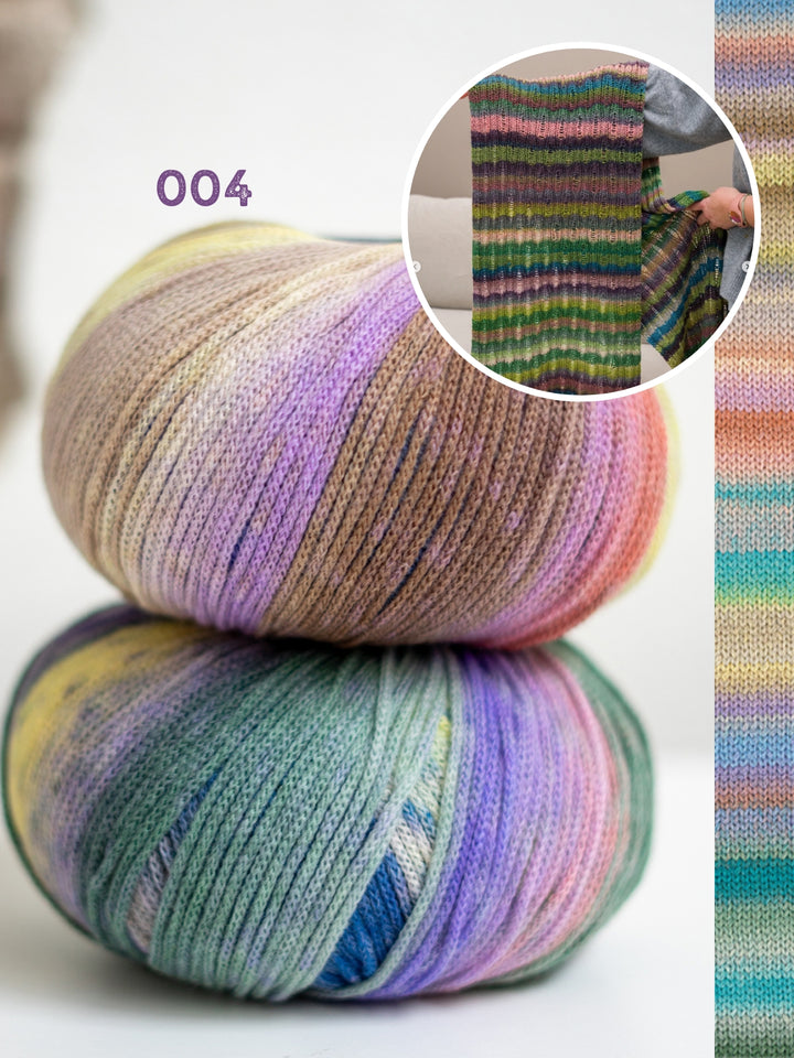 Breipakket gevallen steken sjaal - Farfalla - Tanja Steinbach