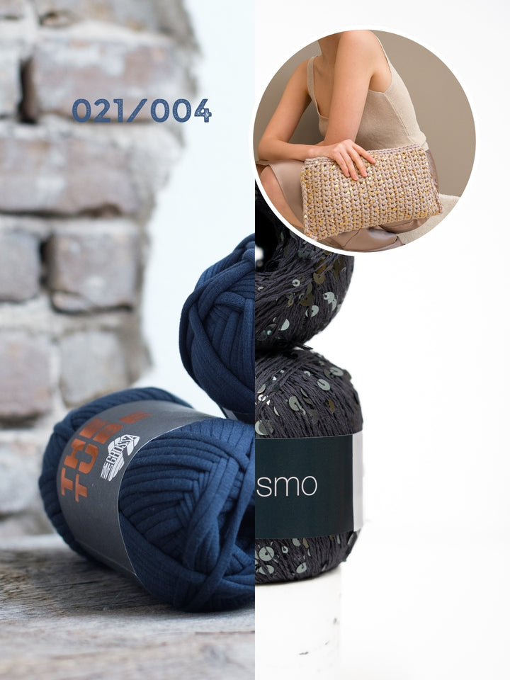 Haakpakket The Tube Cosmo clutch