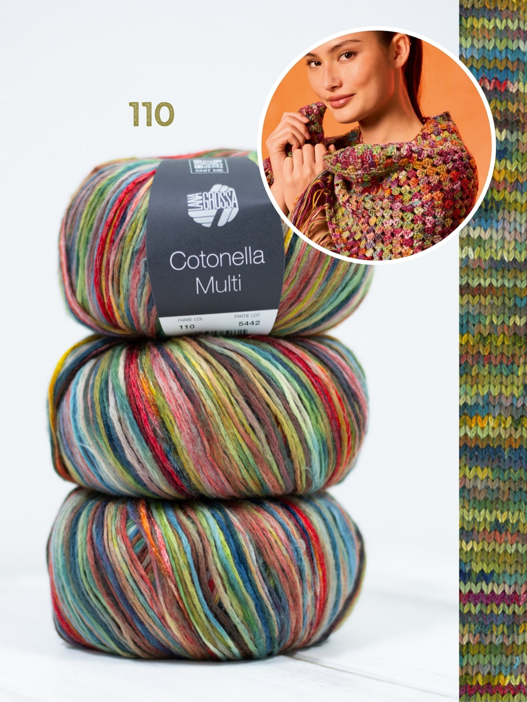 Haakpakket Cotonella Multi driehoekstola