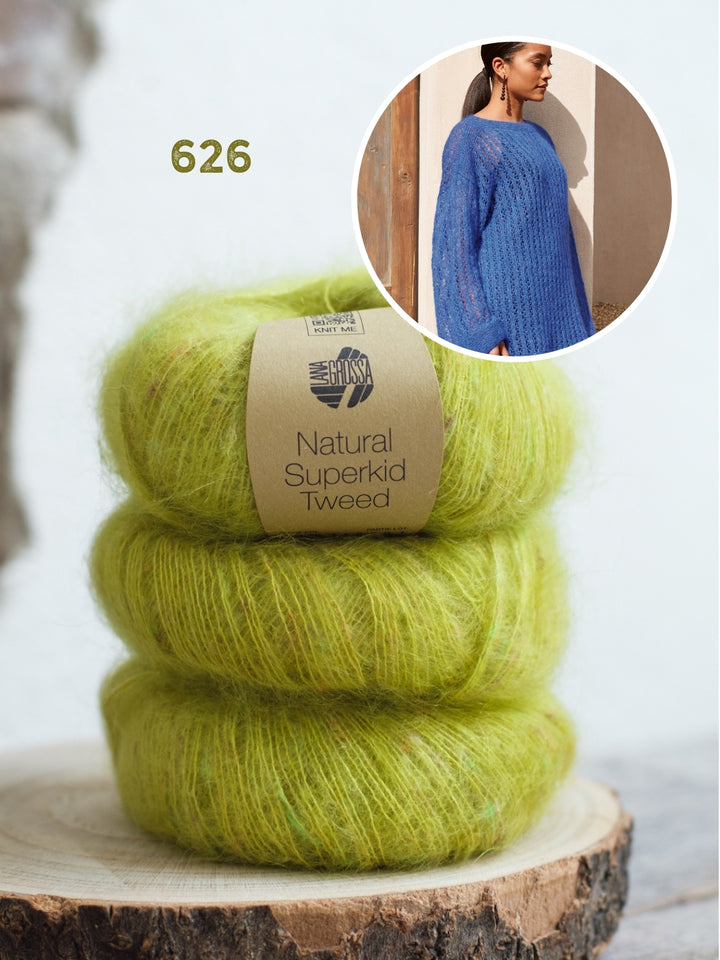 Breipakket Natural Superkid Tweed trui