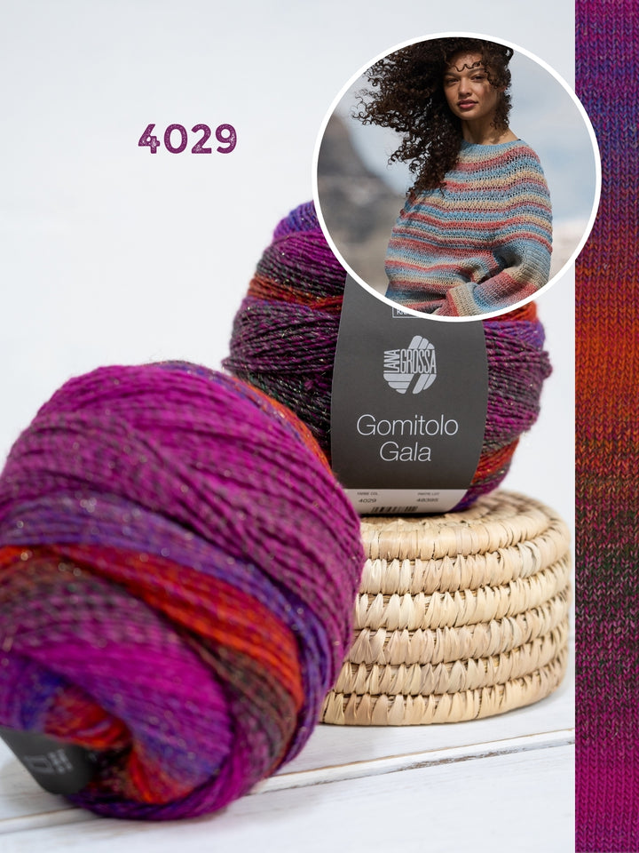 Haakpakket Gomitolo Gala top-down trui