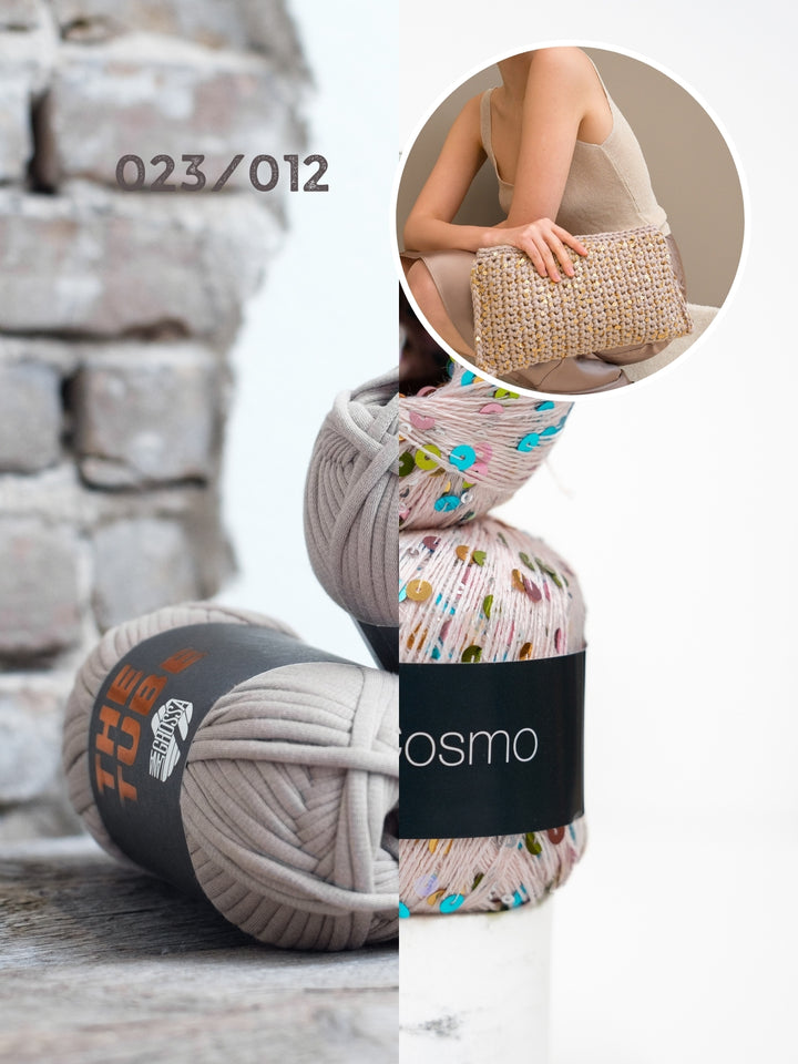 Haakpakket The Tube Cosmo clutch