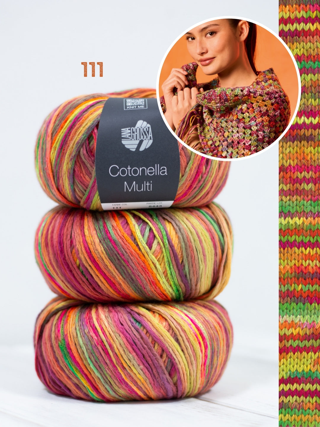 Haakpakket Cotonella Multi driehoekstola