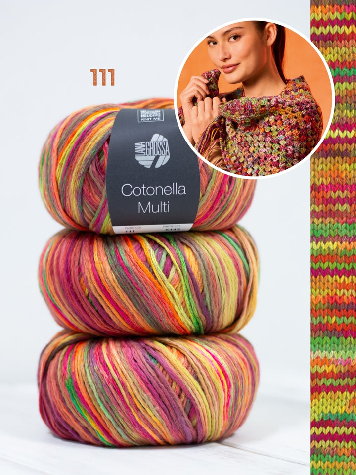 Haakpakket Cotonella Multi driehoekstola