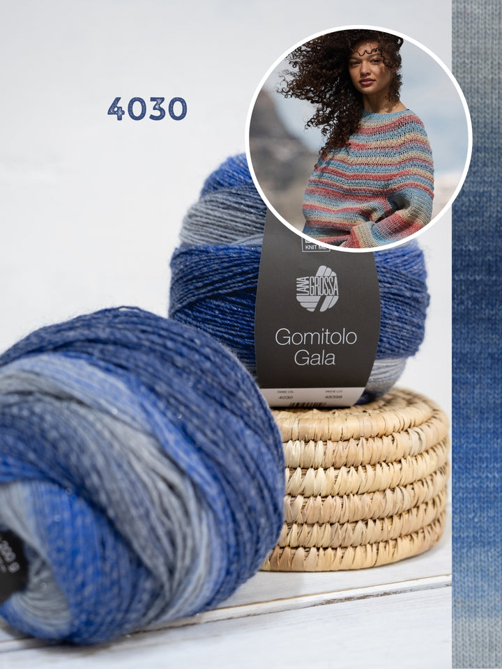 Haakpakket Gomitolo Gala top-down trui