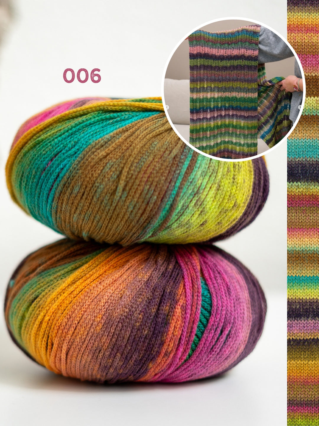 Breipakket gevallen steken sjaal - Farfalla - Tanja Steinbach